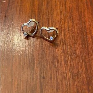 14k Gold Heart Earrings